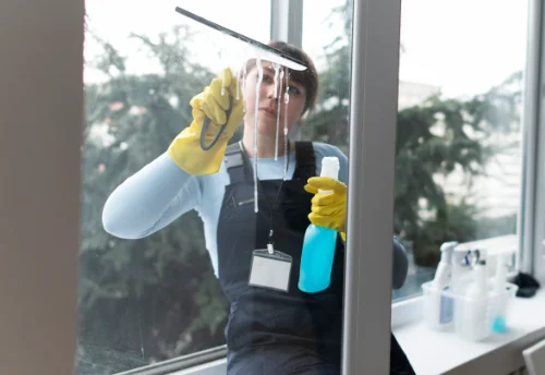 Nettoyage de vitres intérieures et extérieures à Bressolles